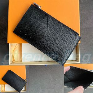 Designer portefeuille de porte-monnaie de portefeuille Zippy Purseurs de monnaie pour femmes Luxurys en cuir portefeuille long portefeuille noire bourse