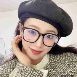 Designer 23 nouveau Xiaoxiangjia 3435 monture de lunettes à lumière plate boîte de mode avec plaque de myopie Ultra légère Anti lumière bleue 3Q29
