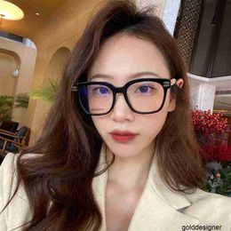 Monture de lunettes Designer 23 Xiaoxiangjia 0748 avec le même modèle de visage nu, grand visage, effet amincissant, verres plats avec myopie PUB4