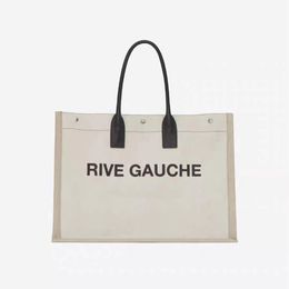 Diseñerbag Trendy Women Handbag Rive Rive Gauche Tote Bag Bag Bag Bag Top Big Beach Bag Beach Designer Travel Crossbody Bolso hombro