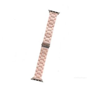 Designer armbandriem voor Apple horlogeband 45 mm 41 mm 40 mm 44 mm 38 mm 42 mm kunststof horlogeband voor Iwatch-serie 7 6 5 SE 4 3 dames pc-polsbandaccessoires designerIP62I
