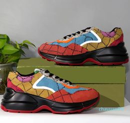 DesignerCasual Shoes heren en dames sneakers voor damesschoenen aardbeiengolf mond tijger net print vintage coach damesschoenen