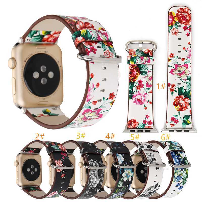 Projektant kolorowy Wymień pasek do zegarków dla Apple Iwatch 432 38mm 40 mm 42 mm 44 mm Designer805C805C