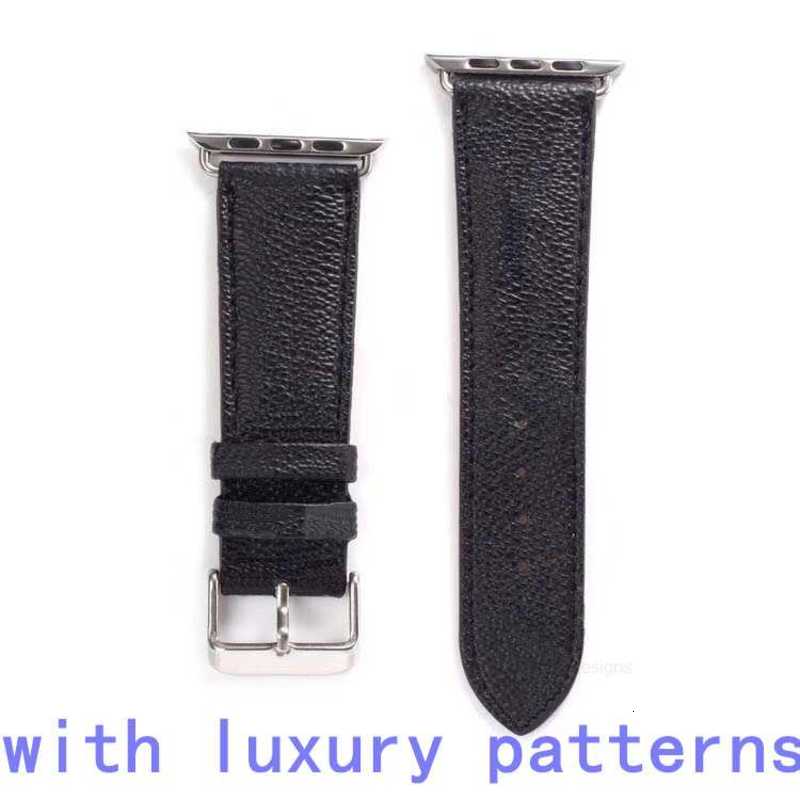 Designer Designer Fashion Straps Watchbands Watch Band 41mm 42mm 38mm 40mm 44mm 45mm iwatch 2 3 4 5 6 bands Leather Strap Bracelet designer06UO06UO