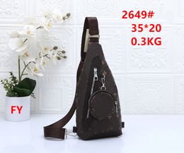 DesignerDuo Sling Bag Borsttas Luxe monochrome lederen schoudertas Crossbody Sling Backpack Heren Reistas Anti-diefstal Compacte dagtas Portemonnee