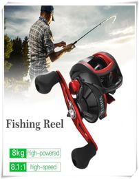 Reameta de diseño de diseñadores 181BB Metal Baitcasting Outdoors Fishing Reel 811 Long S Long Seft Light Fashion Fishing Wheel5661786