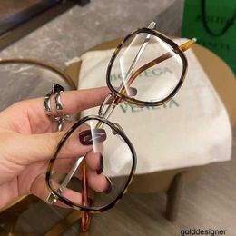 Lunettes de styliste de la famille G Lu Han, mêmes lunettes ovales pour myopie, monture de lunettes de couleur imbriquée pour femme gg0678 FB2T