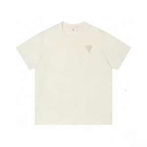 Designers Paris T-shirt 2023ss Spring Classic Heart Couleur unie Big Love Col rond T-shirt à manches courtes T-shirts pour hommes et femmes Jcaschz5