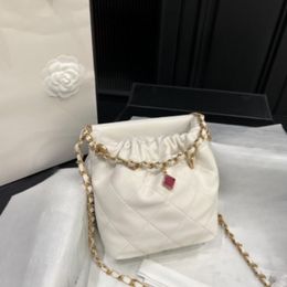 ontwerpers tas luxe Bucket bag ketting mini vuilniszak crossbody tas Lucky Bag Vrouwen handtassen tote bag handtas klassieke schoudertas roze