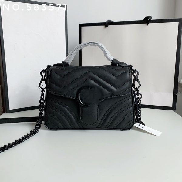 Bolso de diseñador Marmont, bolso de hombro para mujer, bolso de cadena de cuero para cartero, bolso de mano con flecos, monedero de diseñador, bolsos cruzados