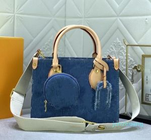 Designers Sacs Denim Bleu Sacs à bandoulière sur les fourre-tout Sacs à main Femmes Fourre-tout Luxurys Bandoulière Bandoulière Cuir Messenger Portefeuille