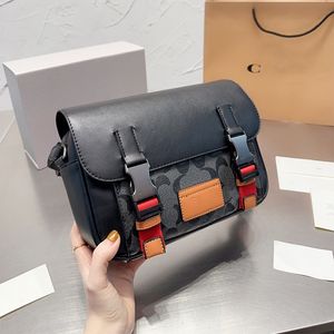 Diseñadores bolsos luxurys hombres bolso cruzado de cuerpo michael kadar letra de diseño material de cuero bolsos de mensajería bolsos para hombres billetera de bolso muy buena