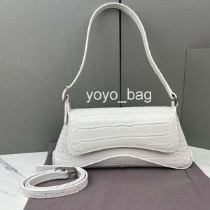 Ontwerpers Tassen Maak oud zilveren label clamshell krokodil reliëf koe lederen hand snavel Schouder crossbody tas kleine dames klassieke handtas