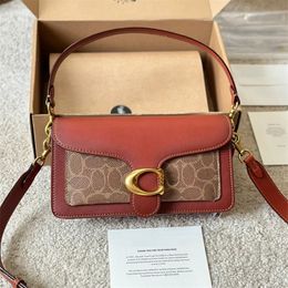 Bolsos de diseñador Tabby Bag para mujer y hombre, bolso cruzado de lujo, famoso bolso de hombro a la moda, riñonera marrón clásica