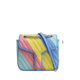 Ontwerpers Tassen Vrouwen Luxe Marmont Macaron Schouder Zilveren Ketting Cross Body Handtas Pu Lederen tas Portemonnee Vrouwelijke Messenger Tote Handtassen Portemonnee