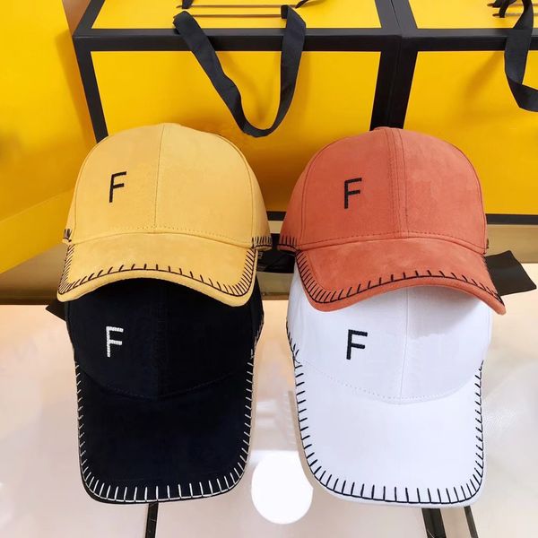 Designers Baseball S Ball Cap Lettres de couleur unie Trendy Seaside Beach Mode Casual Couples Caps Sports Cent Take Running Sun Hat Bon Nice 4 couleurs