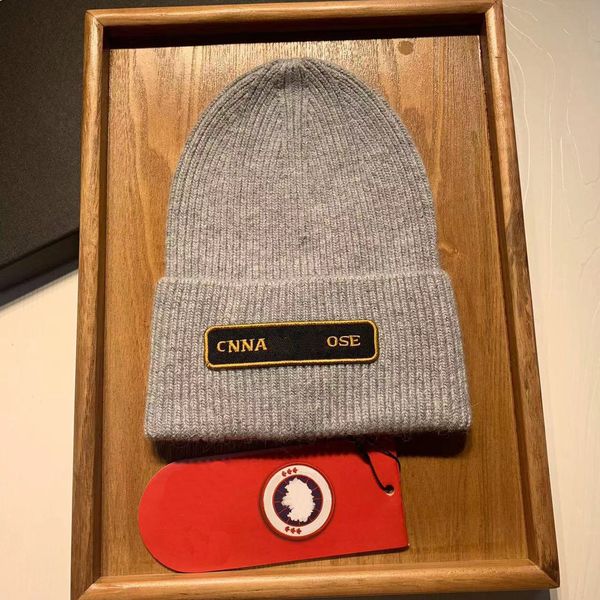 Designers bonnet populaire canada chapeaux d'hiver lettre bonnets d'oie chaud chapeau tricoté hiver ski outdoorr froid bon cadeau 11 couleurs