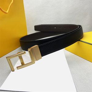 Designers ceinture largeur 3.4cm ceintures en cuir pour homme femmes mode ceinture boucle lisse ceinture de luxe