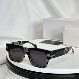 Designers Box Lunettes de soleil Cat Eye Acétate Fibre et métal jumelé avec des lunettes de soleil de luxe neutres de l'objectif polyamide Polyamide Polaris