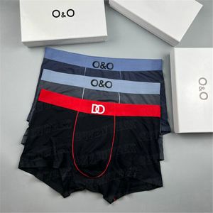 Ontwerpers boksers merken onderbroek heren sexy briefs klassieke man bokser casual shorts zacht ademend ondergoed met doos