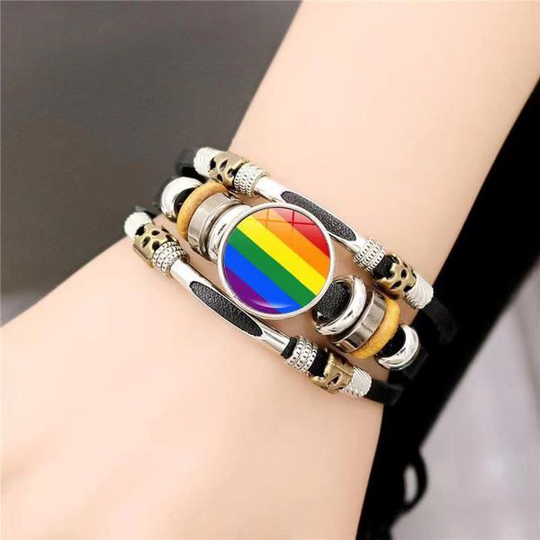 Diseñadores Pulseras Pulsera de lujo Letras de color sólido Brazalete Tendencia Metal Sentido Pareja Pulseras Diseño redondo Pulseras versátiles de alta calidad muy agradable