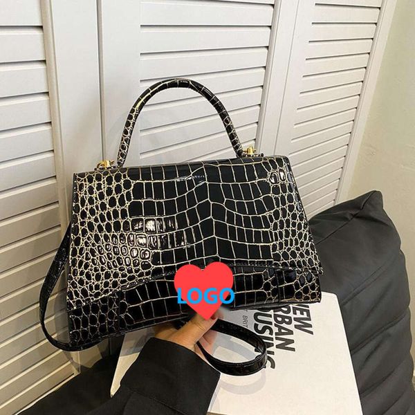 DESIGNERS Marque Crocodile Haut de gamme et motif de niche Petit sac carré pour femmes dans de nouveaux sacs à la mode et sacs Version correcte de haute qualitéSADF