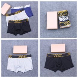 Ontwerpers merk Heren Boxer Modieuze luxe Hoge kwaliteit Heren Shorts Merk Designer Onderbroeken Ademend Katoen Boxers Onderkleding Heren Slipje Maat M -XXL