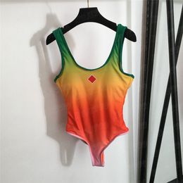Gradiënt zwempakontwerper dames zwemkleding mode push up bikinis zomer zwempakken voor vrouw