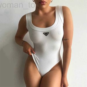 ontwerpers merk sexy vrouwen eendelig camis tops u-hals jumpsuit hot babes meisjes geribbelde gebreide bretels vest bikini tees dieptepunt ondergoed SMX0