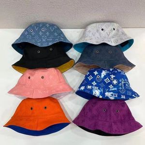 Ontwerpers emmer hoed dubbelzijds brede rand klassiek merk brief ontwerp mode mannen vrouw emmer hoeden beanie visser hoeden zomer zon vizier cadeau topkwaliteit