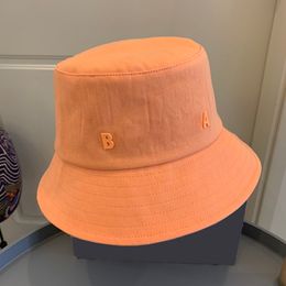 Designers Bucket Hat Luxury Hat LETTER COULEUR SOLID