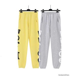 Ontwerpers Casual broek, streetwear, joggingbroek, joggingbroek, juiste versie, Young Thug met dezelfde Sp5der, 5555555, roze hoodie, schuimletterbroek, herfst