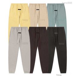 Diseñadores pantalones de chándal de pantalones casuales niebla doble hilo es emed emed