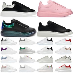 Designers Casual Chaussures Sneaker Plateforme Semelle Blanc Noir Espadrille Cuir Velours Daim Baskets Taille 36-44