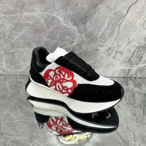 Ontwerpers Casual schoenen Dames Sneaker Cowhide Fashion Lady Flat Designer Running Trainers Letters Shoe Sneakers Size35-46