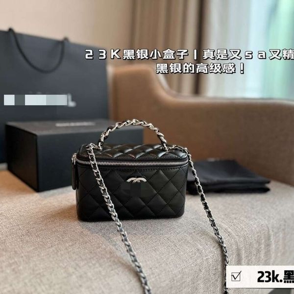Designers Channeles nouveau sac noir argent sac bandoulière sac miroir pratique et polyvalent haut de gamme et esthétique
