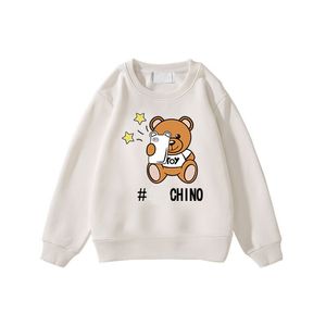 Mos Bear designer truien voor kinderen Kindersweatshirts hoodies Sweatshirt Baby Luxe Print Trui Lentekleding Jongens Meisjes jongens Ronde Hals Hoodie CXD231288