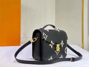 Ontwerpers klassieke avondtassen vrouwen crossbody tas schoudertassen handtas portemonnee lederen hoge kwaliteit reliëfbrief Lady l portemonnee letters patroon 25 cm