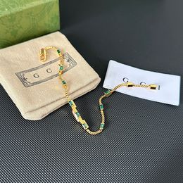 Ontwerpers Classic Gold Ploated Bracelet Design Luxe armband voor charmante meisjes hoogwaardige diamant ingelegde boetiek cadeau armband Verjaardagsfeestje