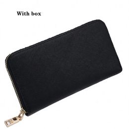 Designer klassische Standard-Geldbörsen Box Verpackung Geldbörse Handtasche Kreditkarteninhaber Mode Männer und Frauen Clutch Wristlet Walket Wit304s