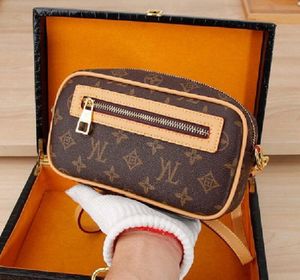 Ontwerpers koppelingszakken mannen en dames luxe handtassen klassieke grote capaciteit bruine portemonnees zakelijke zakje wasstas