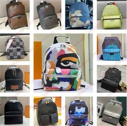 Ontwerpers Discovery Bag Men Backpack Knapack Bookbag Luxe dames brief rugzakken knapzakken schooltassen mode -rugzakje satchels schoudertassen handtassen handtassen