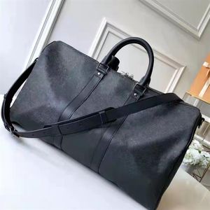 Designers Duffel Sacs 45cm 50cm 55cm luxe grande capacité voyage haute femmes hommes véritable épaule en cuir sac de mode porter r278t