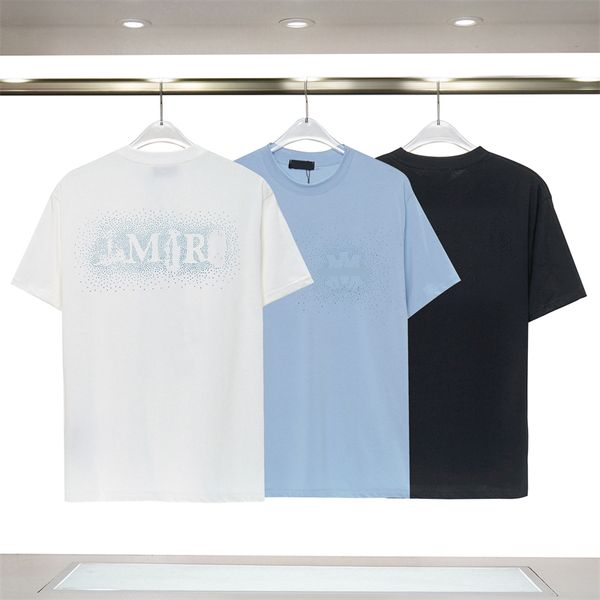 Diseñadores principios de primavera nuevo algodón cuello redondo hombres y mujeres simple manga corta casual moda estudiante tendencia T-shirtS-XL