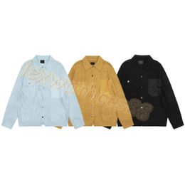 Designers Essent FOG Bouton exclusif Pull en tricot multi-poches Manteau de pull de marque de mode américaine High Street pour hommes