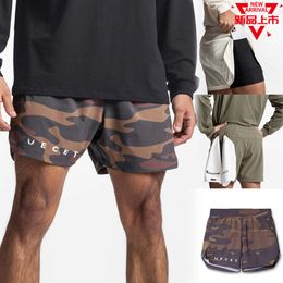 Des concepteurs explosent et vendent de nouveaux produits shorts masculins Fitness Summer Fitness Five Point Shorts pour hommes élastique Rolling Gym Fitness Mesh