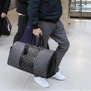 Designers Mode Sacs Duffel Hommes De Luxe Sacs De Voyage Femme Sacs À Main En Cuir Grande Capacité Fourre-tout Bagages Nuit Weekender Sac 41412 # A255