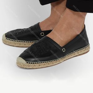 Ontwerpers Fishermans schoenen Klassieke handgemaakte loafers topkwaliteit koeienhuid platte hak Casual loafer 35-41 met doos Comfortabele luie damesschoen