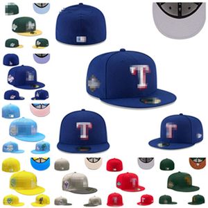 Ontwerpers passen hoed heren honkbal hoeden brief klassiek gemonteerde hoeden verstelbare heren hoed borduurwerk volwassen platte piek voor mannen vrouwen vol gesloten 7-8