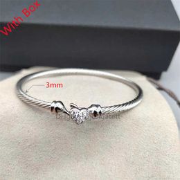 Diseñadores de pulseras de lujo Pulsera de diseñador Mujer Braclet para joyería Brazalete Hombres Mujeres Oro Diamante Diseñador Brazaletes con caja